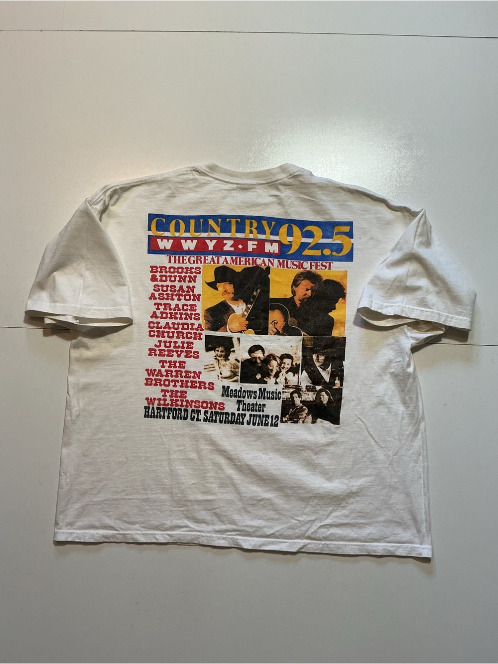 Vintage 1999 The Great American Music Fest Festival T-Shirt
